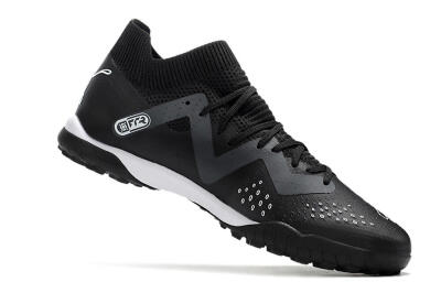 Puma Future Match TT TF Artificial Turf Soccer Shoes - Black/White