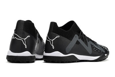 Puma Future Match TT TF Artificial Turf Soccer Shoes - Black/White