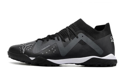 Puma Future Match TT TF Artificial Turf Soccer Shoes - Black/White