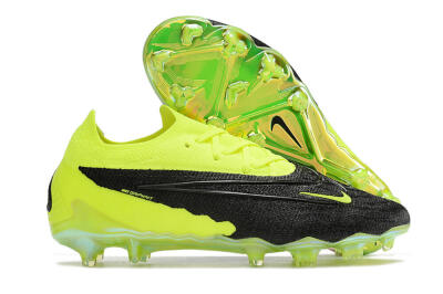 Nike Phantom GX Elite FG Firm Ground Soccer Cleats - Black/Green