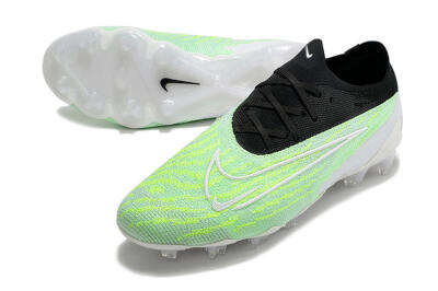 Nike Phantom GX Elite FG Firm Ground Soccer Cleats - White/Green/Black