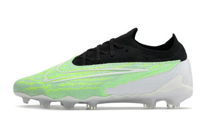 Nike Phantom GX Elite FG Firm Ground Soccer Cleats - White/Green/Black