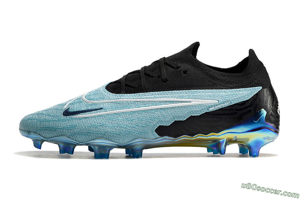 Nike Phantom GX Elite FG Firm Ground Soccer Cleats - Blue/Black 2