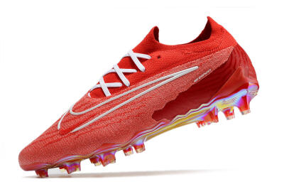 Nike Phantom GX Elite FG Firm Ground Soccer Cleats - Red/White