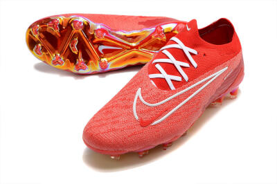 Nike Phantom GX Elite FG Firm Ground Soccer Cleats - Red/White