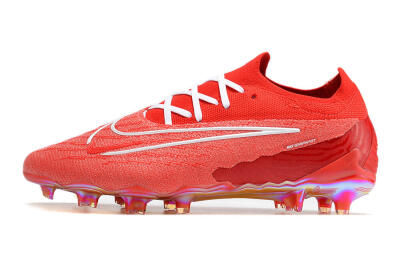 Nike Phantom GX Elite FG Firm Ground Soccer Cleats - Red/White