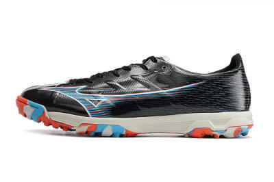 Mizuno Morelia Alpha Japan TF Artificial Turf Soccer Shoes - Black/White