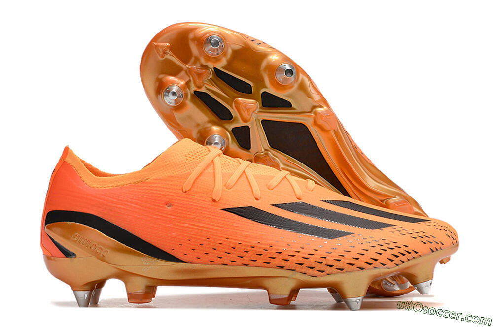 Adidas X Speedportal.1 SG Soft Ground Soccer Cleats - Orange/Black 1