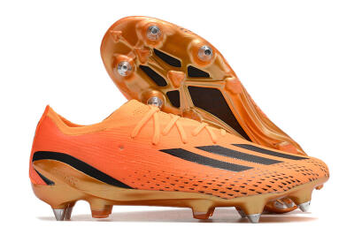 Adidas X Speedportal.1 SG Soft Ground Soccer Cleats - Orange/Black
