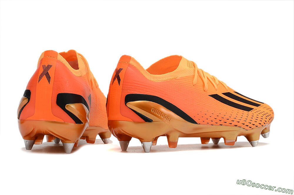 Adidas X Speedportal.1 SG Soft Ground Soccer Cleats - Orange/Black 4