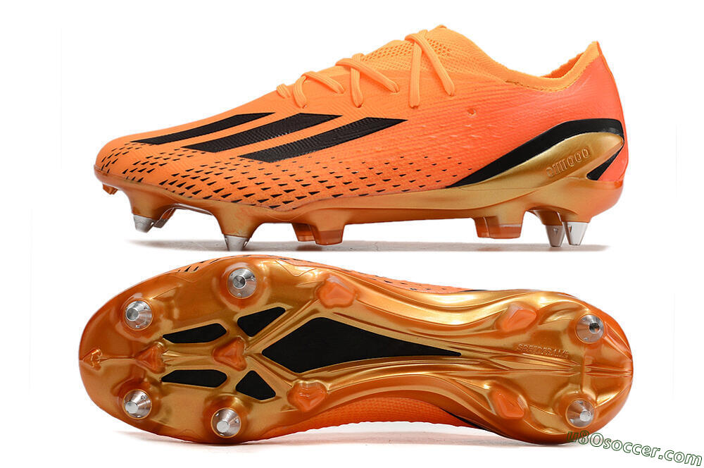 Adidas X Speedportal.1 SG Soft Ground Soccer Cleats - Orange/Black 0