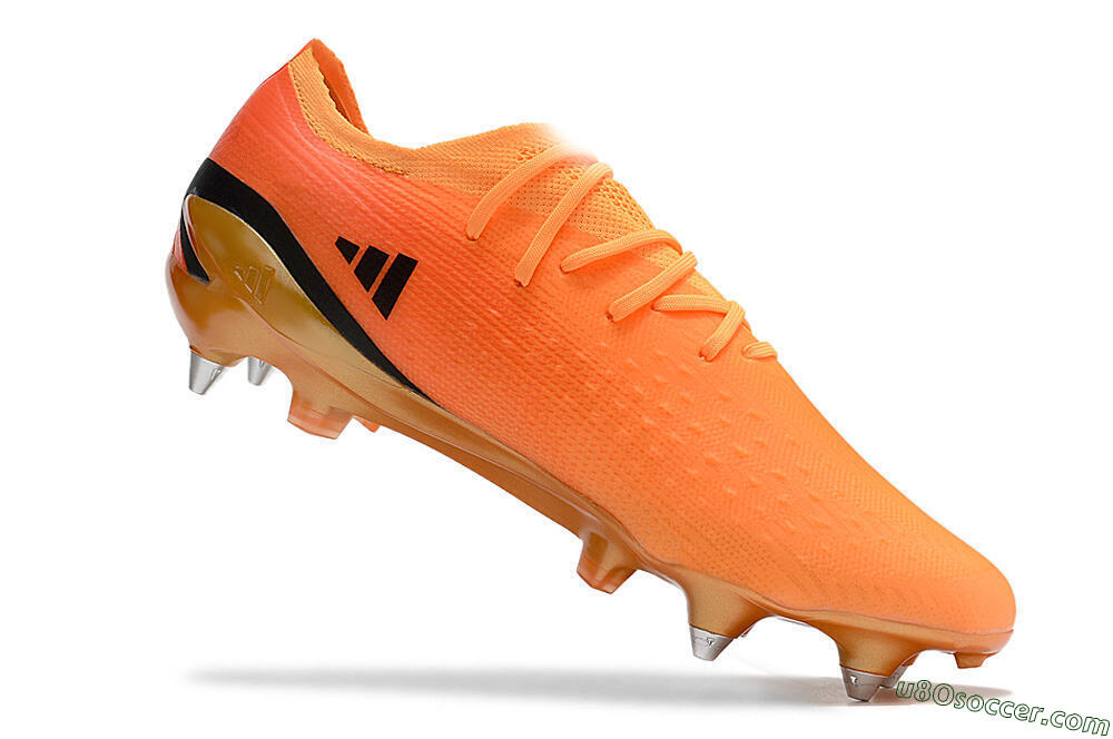 Adidas X Speedportal.1 SG Soft Ground Soccer Cleats - Orange/Black 5