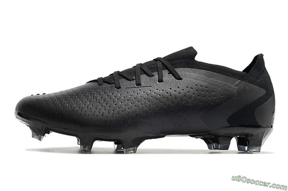 Adidas Predator Accuracy.1 Low FG Firm Ground Soccer Cleats - Black/Black 2