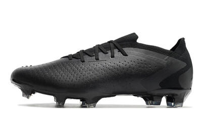 Adidas Predator Accuracy.1 Low FG Firm Ground Soccer Cleats - Black/Black