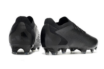 Adidas Predator Accuracy.1 Low FG Firm Ground Soccer Cleats - Black/Black