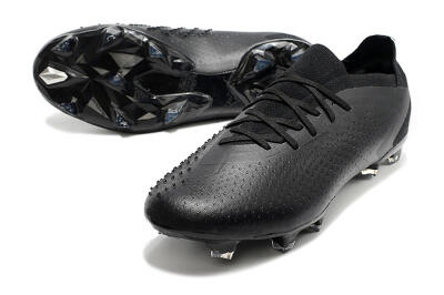 Adidas Predator Accuracy.1 Low FG Firm Ground Soccer Cleats - Black/Black