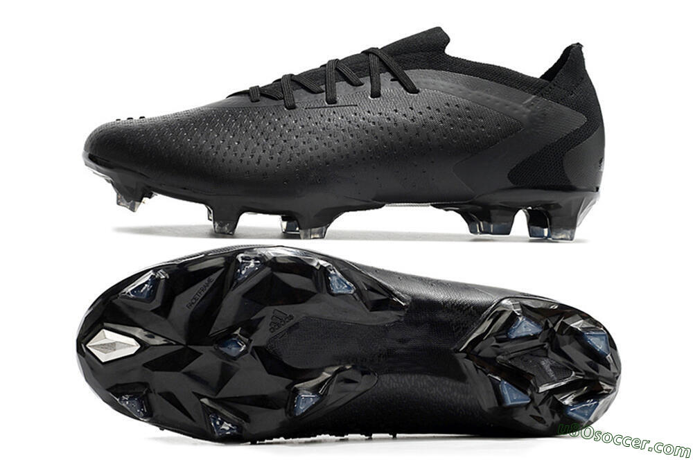 Adidas Predator Accuracy.1 Low FG Firm Ground Soccer Cleats - Black/Black 0