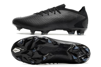 Adidas Predator Accuracy.1 Low FG Firm Ground Soccer Cleats - Black/Black