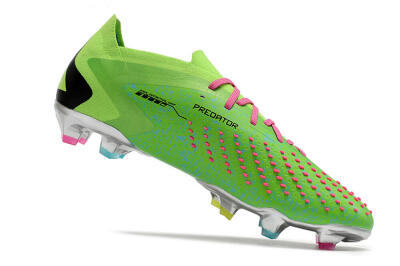 Adidas Predator Accuracy.1 Low FG Firm Ground Soccer Cleats - Green/Blue/Black