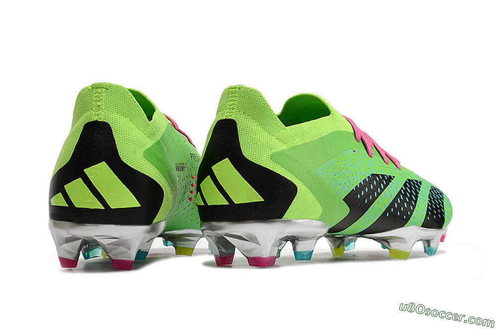 Adidas Predator Accuracy.1 Low FG Firm Ground Soccer Cleats - Green/Blue/Black 6