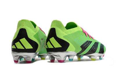 Adidas Predator Accuracy.1 Low FG Firm Ground Soccer Cleats - Green/Blue/Black