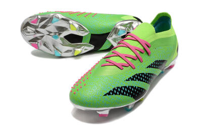 Adidas Predator Accuracy.1 Low FG Firm Ground Soccer Cleats - Green/Blue/Black