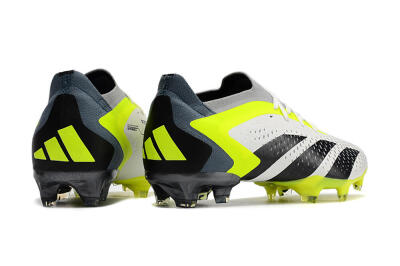 Adidas Predator Accuracy.1 Low FG Firm Ground Soccer Cleats - White/Black/Green