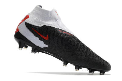 Nike Phantom GX Elite DF Link FG Firm Ground Soccer Cleats - Black/White/Red