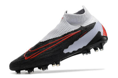 Nike Phantom GX Elite DF Link FG Firm Ground Soccer Cleats - Black/White/Red