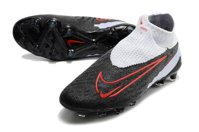 Nike Phantom GX Elite DF Link FG Firm Ground Soccer Cleats - Black/White/Red
