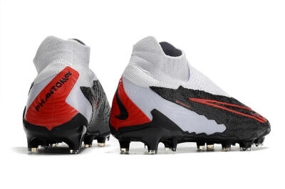 Nike Phantom GX Elite DF Link FG Firm Ground Soccer Cleats - Black/White/Red