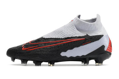 Nike Phantom GX Elite DF Link FG Firm Ground Soccer Cleats - Black/White/Red