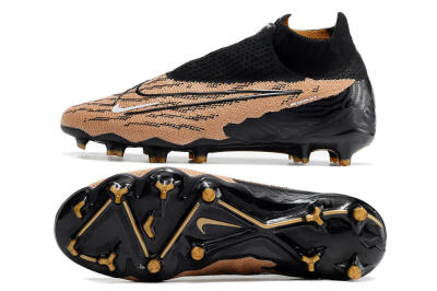 Nike Phantom GX Elite DF Link FG Firm Ground Soccer Cleats - Black/Pink