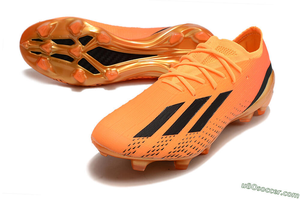 Adidas X Speedportal.1 FG Firm Ground Soccer Cleats - Orange/Black 3