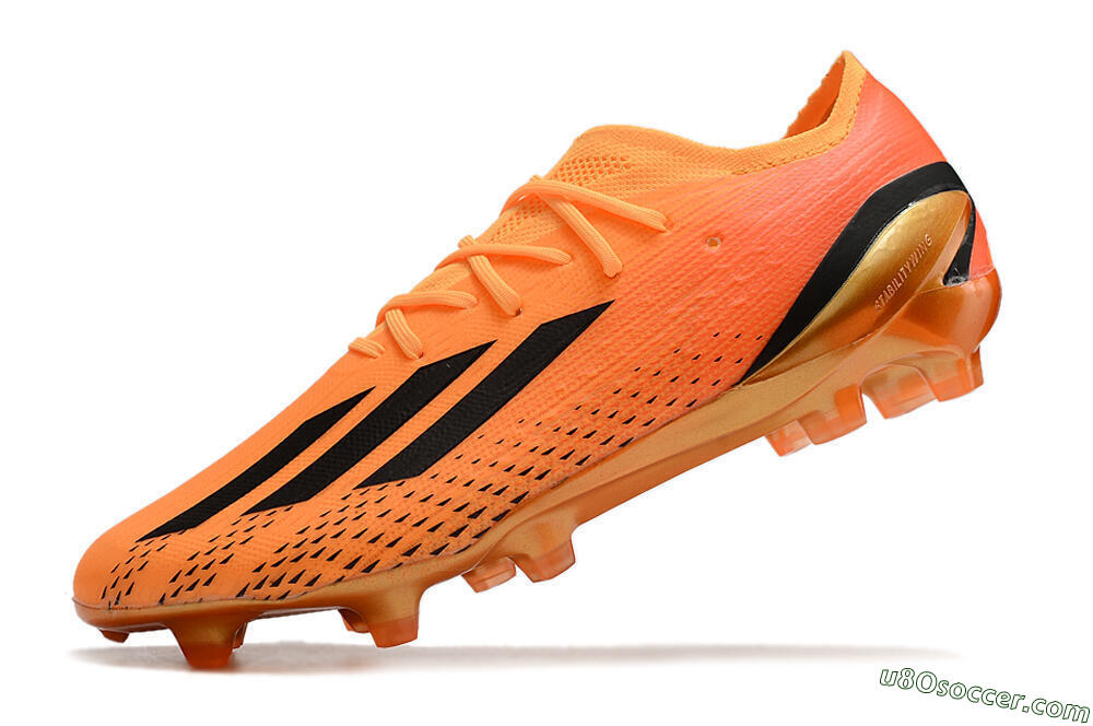 Adidas X Speedportal.1 FG Firm Ground Soccer Cleats - Orange/Black 5