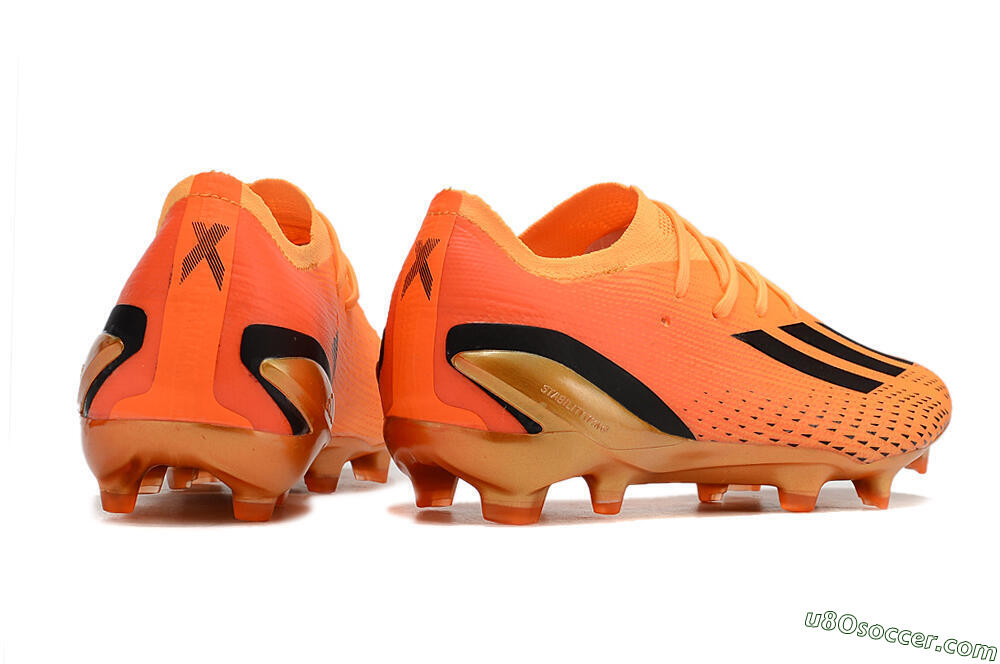 Adidas X Speedportal.1 FG Firm Ground Soccer Cleats - Orange/Black 6