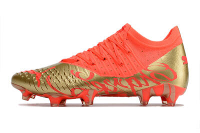 Puma Future Z 1.3 FG Firm Ground Soccer Cleats - Red/Gold
