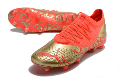 Puma Future Z 1.3 FG Firm Ground Soccer Cleats - Red/Gold