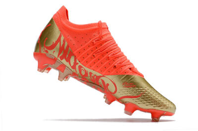 Puma Future Z 1.3 FG Firm Ground Soccer Cleats - Red/Gold
