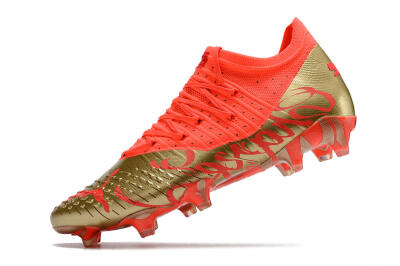 Puma Future Z 1.3 FG Firm Ground Soccer Cleats - Red/Gold