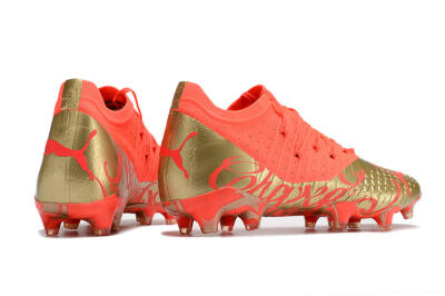 Puma Future Z 1.3 FG Firm Ground Soccer Cleats - Red/Gold