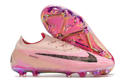 Nike Phantom GX Elite FG Firm Ground Soccer Cleats - Pink/Black