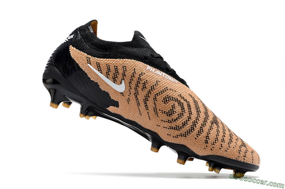 Nike Phantom GX Elite FG Firm Ground Soccer Cleats - Brown/Black 4