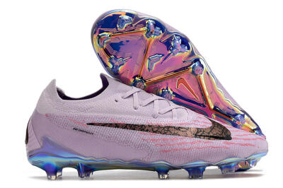 Nike Phantom GX Elite FG Firm Ground Soccer Cleats - Purple/Pink/Black