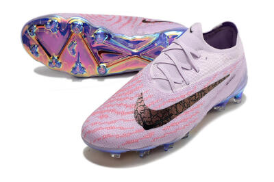 Nike Phantom GX Elite FG Firm Ground Soccer Cleats - Purple/Pink/Black