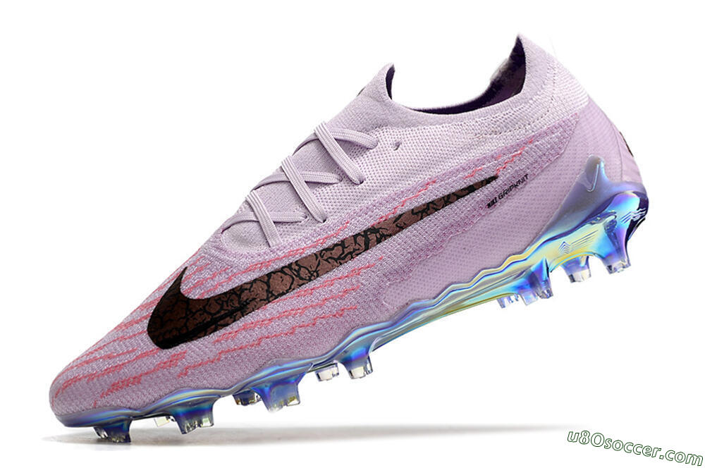 Nike Phantom GX Elite FG Firm Ground Soccer Cleats - Purple/Pink/Black 5