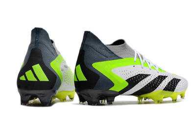 Adidas Predator Accuracy 23.1 FG Firm Ground Soccer Cleats - Grey/Green/Black