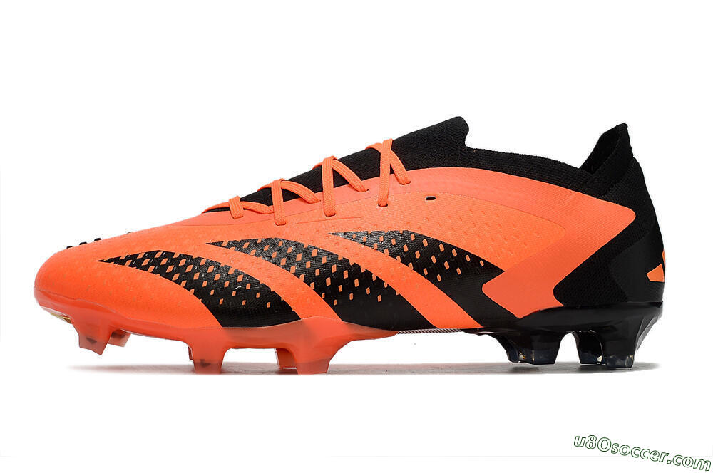 Adidas Predator Accuracy 23.1 FG Firm Ground Soccer Cleats - Orange/Black 2