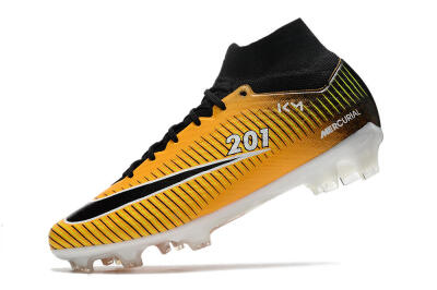 Nike Air Zoom Mercurial Superfly 9 Elite FG Firm Ground Soccer Cleats - Yellow/Black/White