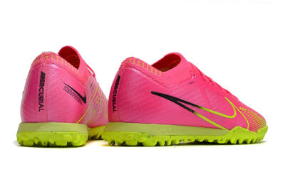Nike Air Zoom Mercurial Vapor 15 Elite TF Artificial Turf Soccer Shoes - Pink/Green/Black